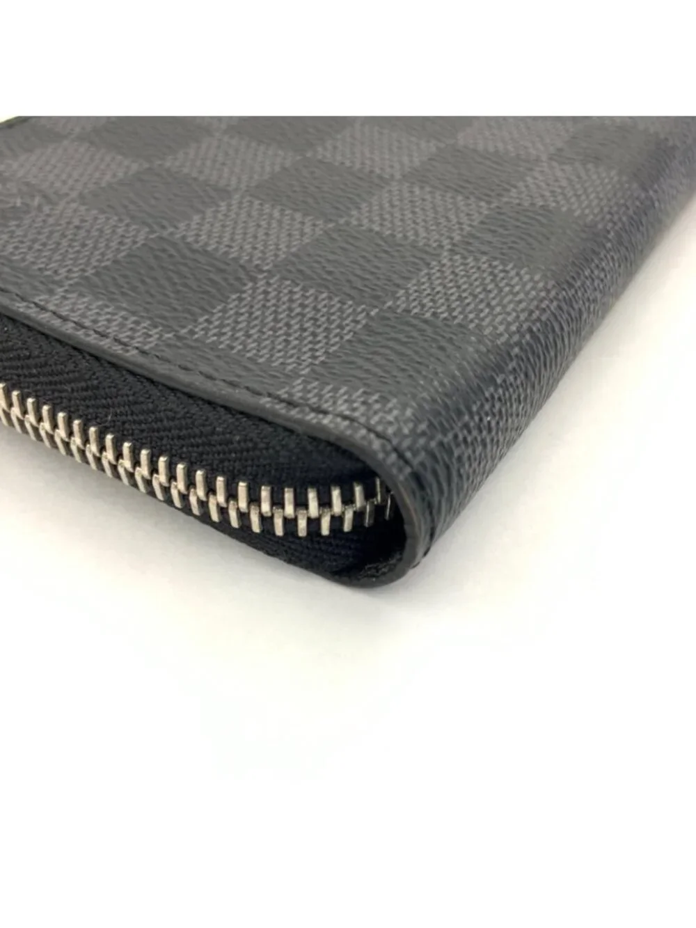 Louis Vuitton Damier Graphite Zippy Wallet Vertical Zip Around Black